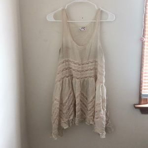 Free People Voile and Lace Slip